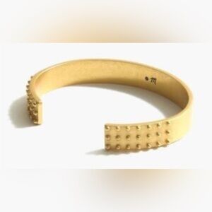 Madewell Gold Toned Studded Bracelet